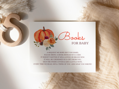 Printable Pumpkin Baby Shower Invitation Bundle - Image 4