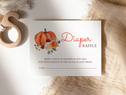 Printable Pumpkin Baby Shower Invitation Bundle - Image 3