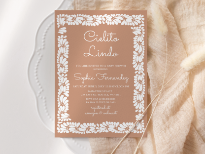 Cielito Lindo Baby Shower Invitation