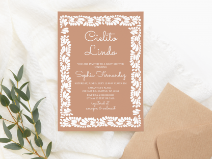 Cielito Lindo Baby Shower Invitation