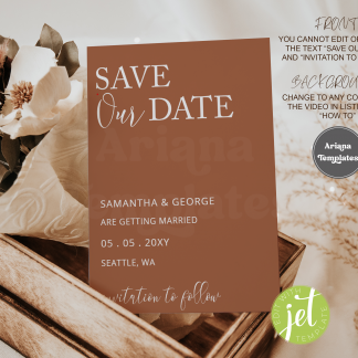 Save The Date Printable Template