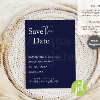 Save The Date Printable Template